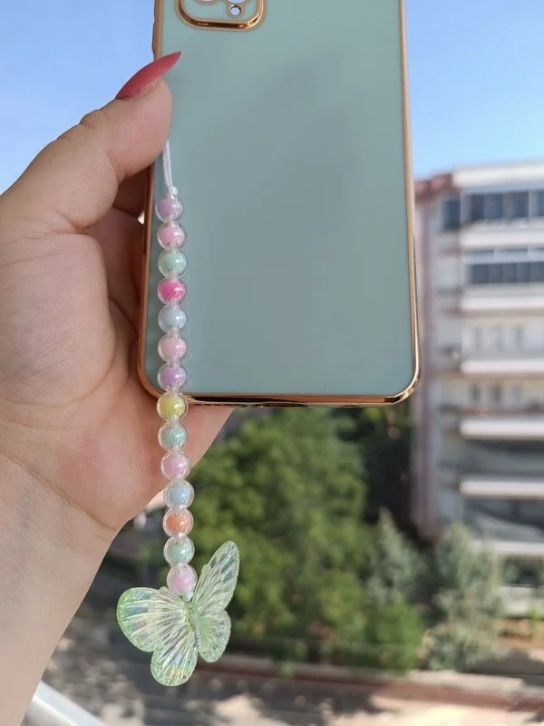Efna Store Colorful Beaded Phone Case Accessory, with charm and Gift Box