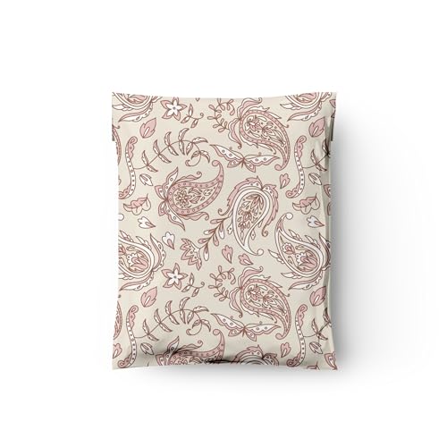 Pro Supply Global 10x13 (100) Pink Paisley Summer Designer Poly Mailers Waterproof Self Sealing Tear Resistant Polymailers Shipping Envelopes Premium Printed Bags For Small Businesses - Image 5