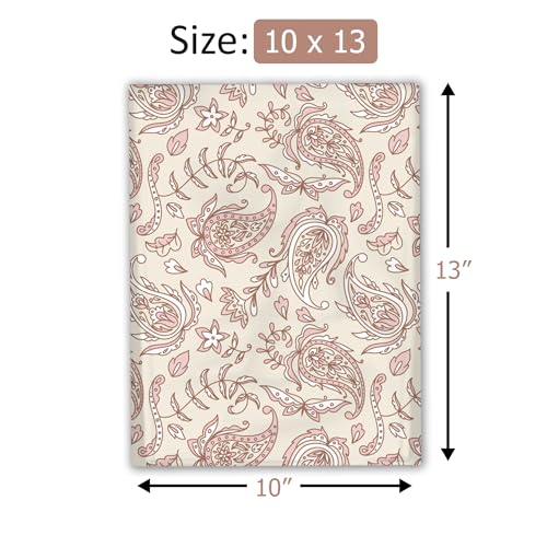 Pro Supply Global 10x13 (100) Pink Paisley Summer Designer Poly Mailers Waterproof Self Sealing Tear Resistant Polymailers Shipping Envelopes Premium Printed Bags For Small Businesses - Image 4