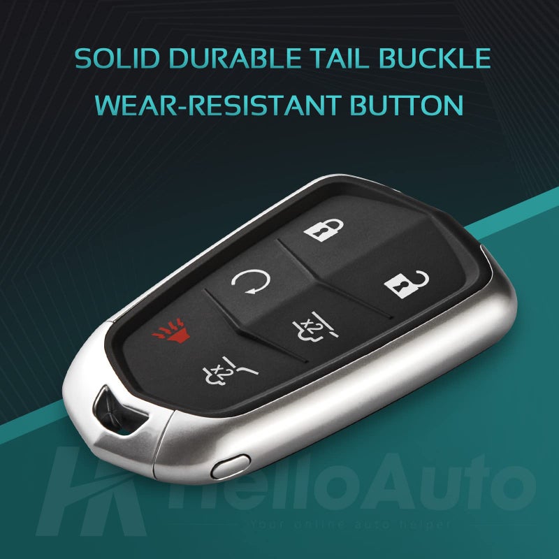 HelloAuto Key Fob Replacement Fit for Cadillac Escalade ESV 2015-2020, Proximity Smart Key Keyless Entry Remote Control Start for Cadillac Escalade (HYQ2AB, 13580812, 13594029s, 315MHZ) - Image 5
