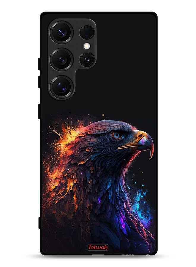 Tolwak Samsung Galaxy S25 Ultra Protective Case Cover Eagle Art - Image 1