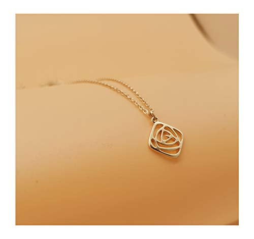 Baydurcan Friendship Rose Necklace with Message Card Gift Card (rose) - Image 2