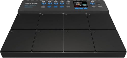 NUX DP-2000 8-Velocity Sensitive Independent Strike Percussion Pad with LED Lights, Digital Percussion Pad with UI Interactive Interface, Six On-Board Effects, Wavimport Function - Image 2