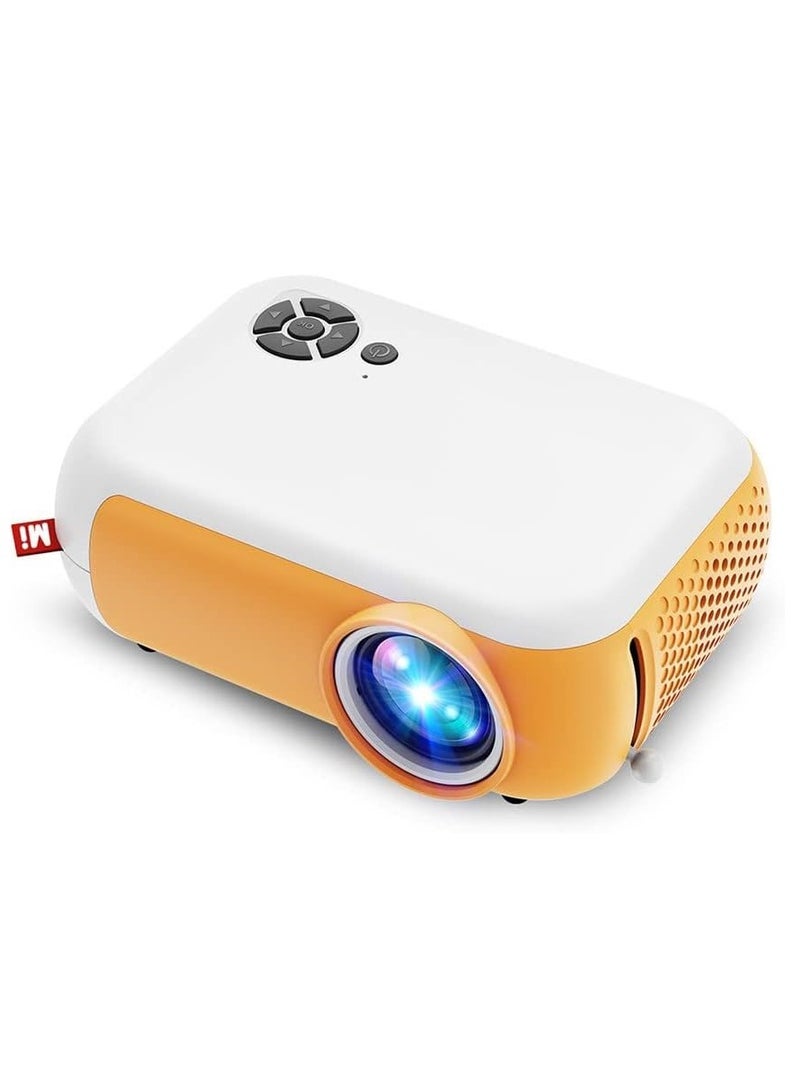 A10 Mi-ni LCD LED Projector 1080P Home Theater with HD IN AV USB TF Card Slot 3.5mm Audio Output Remote Controller  - Image 1