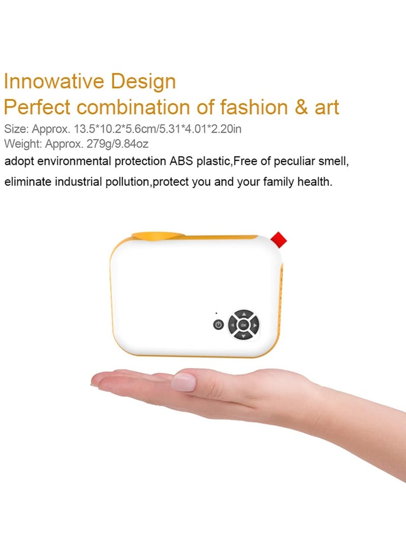 A10 Mi-ni LCD LED Projector 1080P Home Theater with HD IN AV USB TF Card Slot 3.5mm Audio Output Remote Controller  - Image 4