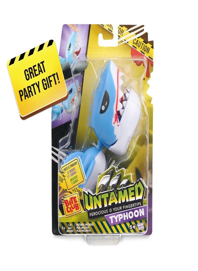 Untamed Bite Club Shark, Typhoon (Blue), Biting Creature, Prank Toy (Ages 5+) - Image 2