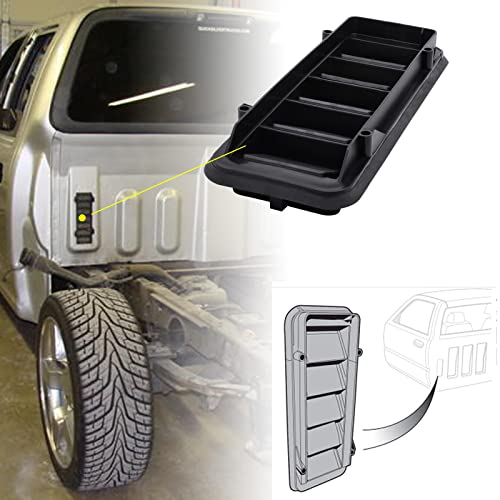 NHILES Back Panel Air Vent Relief Grille Compatible with 1999-2021 Colorado Silverado 1500 GMC Sierra 2500 HD Classic GMC Sierra 3500 Cabin Pressure Vent Replacement oem 13596856 （2 Pack） - Image 3