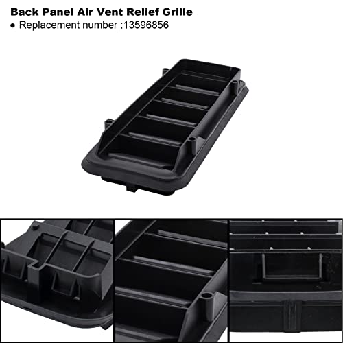 NHILES Back Panel Air Vent Relief Grille Compatible with 1999-2021 Colorado Silverado 1500 GMC Sierra 2500 HD Classic GMC Sierra 3500 Cabin Pressure Vent Replacement oem 13596856 （2 Pack） - Image 4