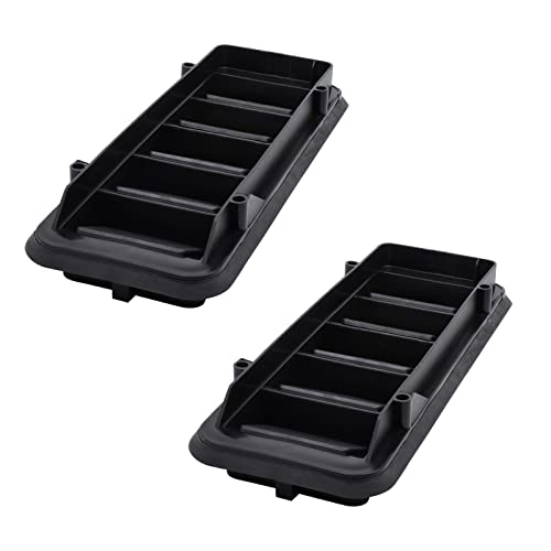 NHILES Back Panel Air Vent Relief Grille Compatible with 1999-2021 Colorado Silverado 1500 GMC Sierra 2500 HD Classic GMC Sierra 3500 Cabin Pressure Vent Replacement oem 13596856 （2 Pack） - Image 1