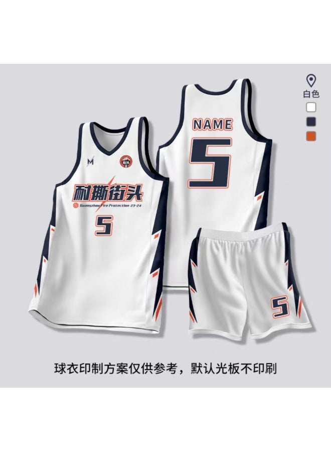 Basketball Uniform Suit Adult Children Boys And Girls Team Competition Uniform Village Ba League American Basketball Jersey