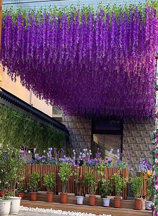 WONICE Artificial Wisteria Hanging Flowers - Image 2