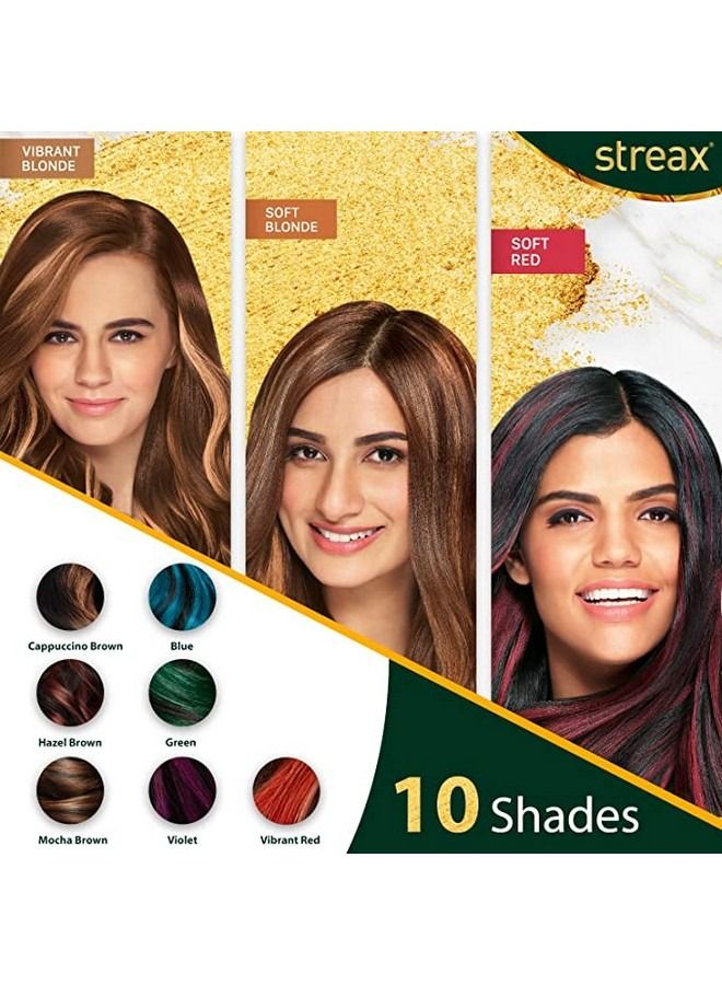 Streax Contains Walnut & Argan Oil, Shine On Conditioner, Longer Lasting Highlights For Unisex, 120 Millilitre - Vibrant Red - Image 2