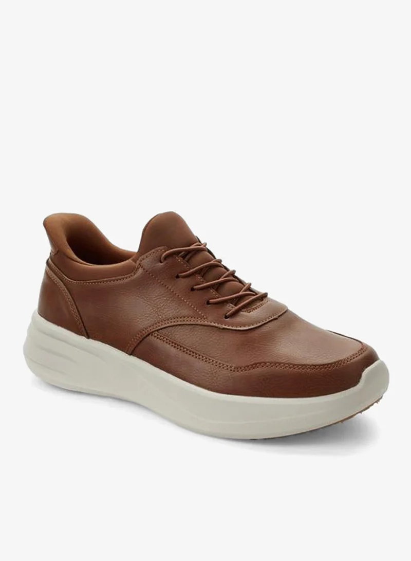 Le Confort Men Lace-Up Ankle Sneakers