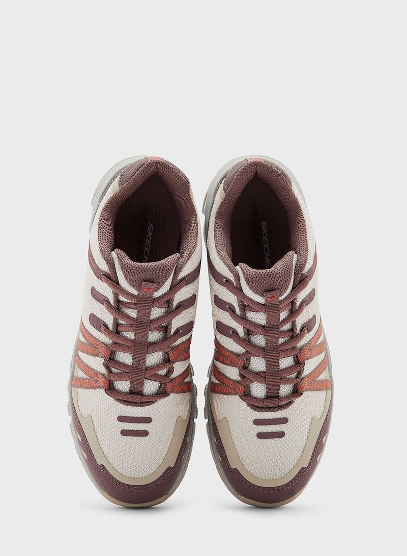 Skechers Summits At Women's Silver Lace-Up Shoes - Image 4