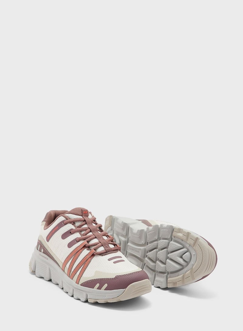 Skechers Summits At Women's Silver Lace-Up Shoes - Image 3