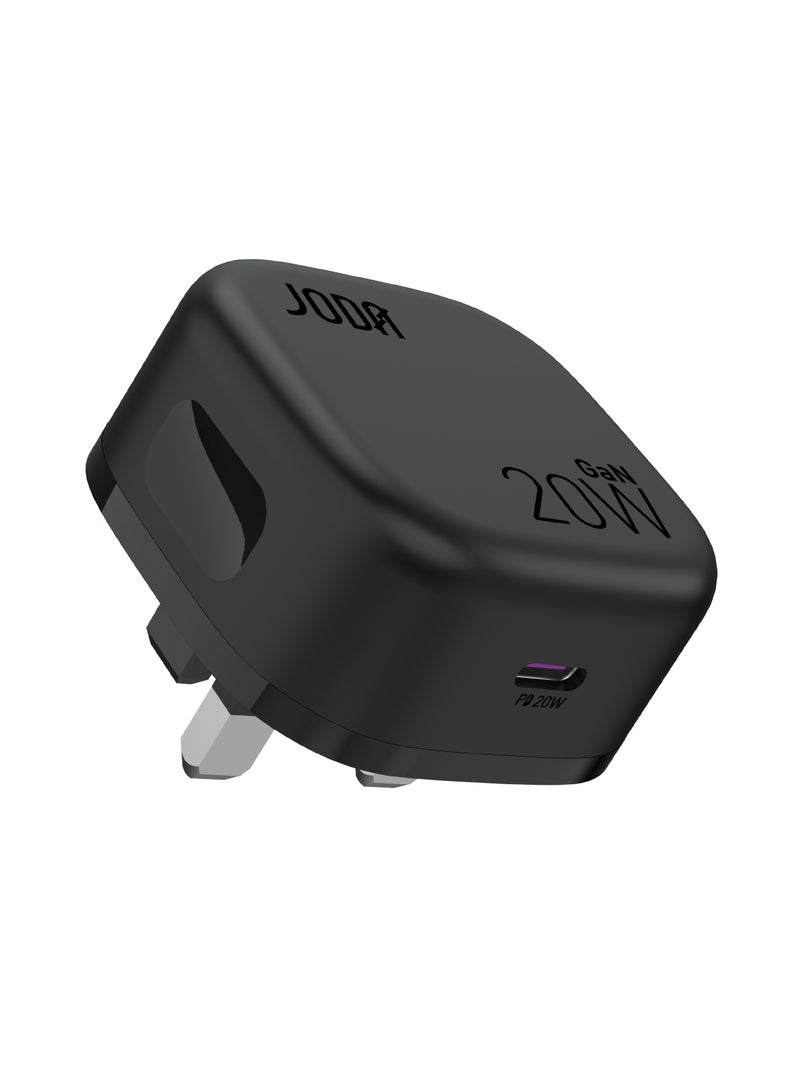 جودا شاحن حائط JODA VoltPod 20 GaN: محول شحن سريع USB-C PD بقوة 20 واط - Image 1