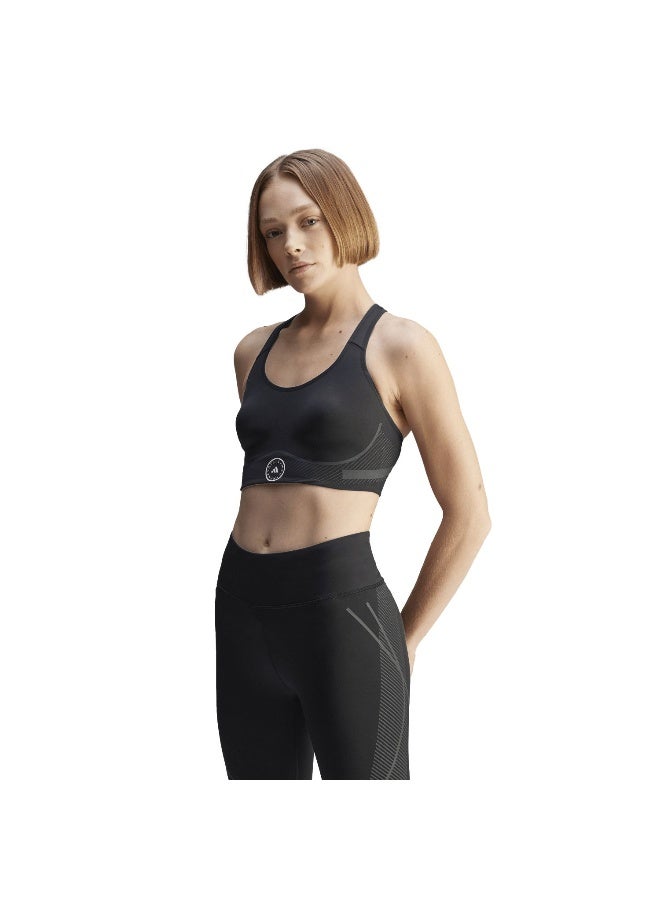 Adidas Asmc Tpa Bra Black Running Bra For Women XS A-B - Image 3