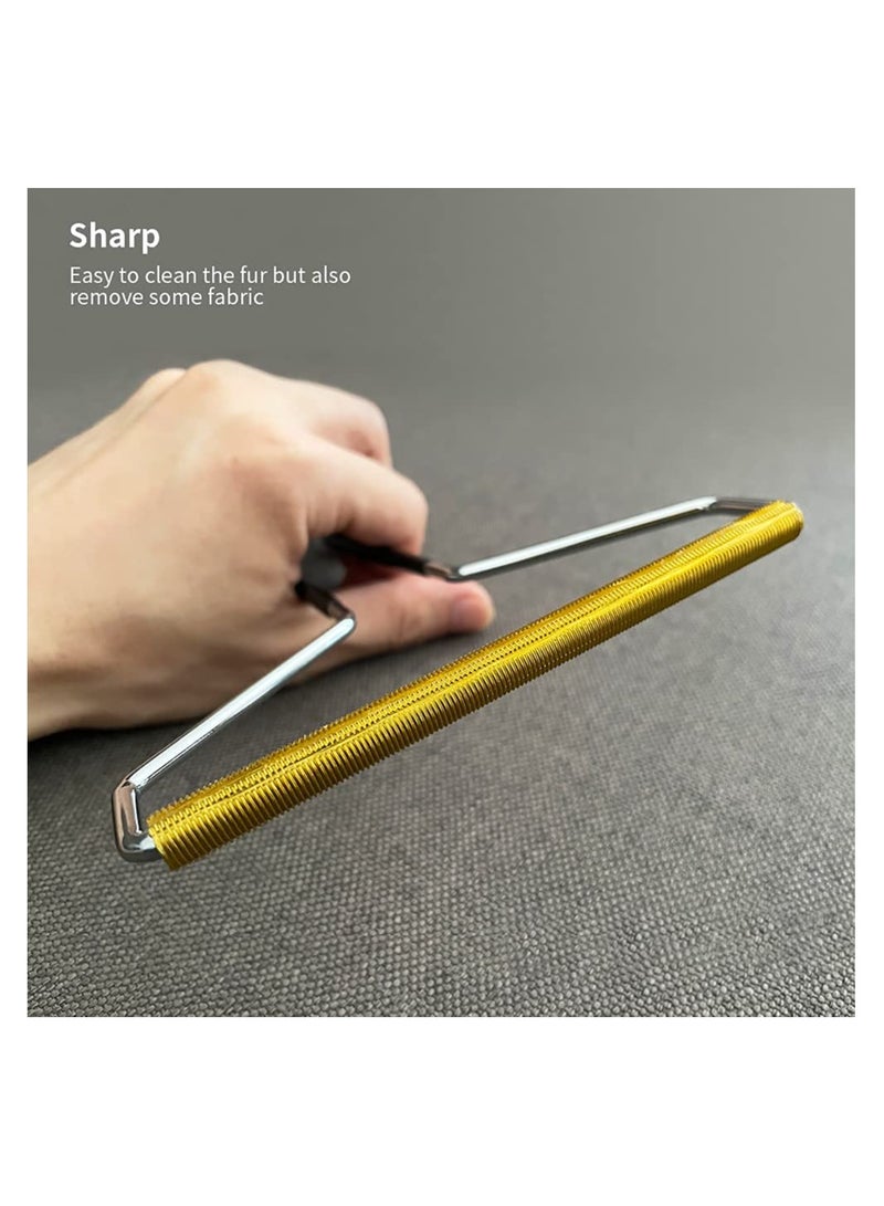 SOLARAE Pet Hair Remover and Fur for Furniture Portable Lint Clothes Manual Fuzz Fabric Shaver Reusable Roller Carpet - Image 5