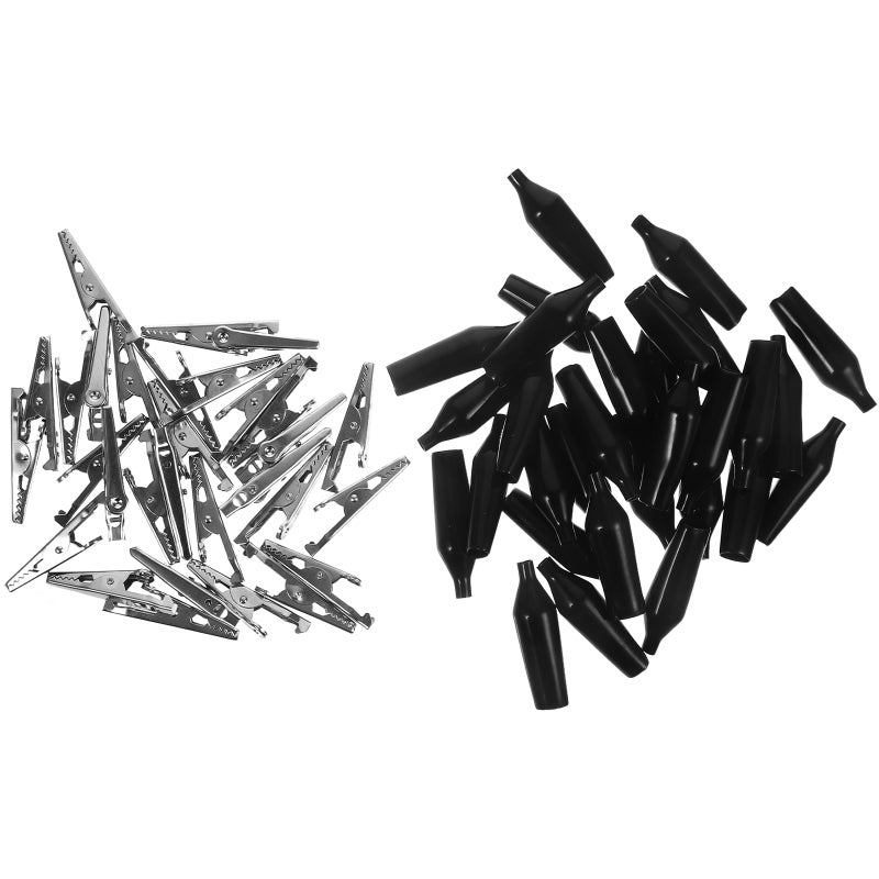 30pcs Battery Clips Testing Clamps Electrical Test Clips for Electric Work - Image 1