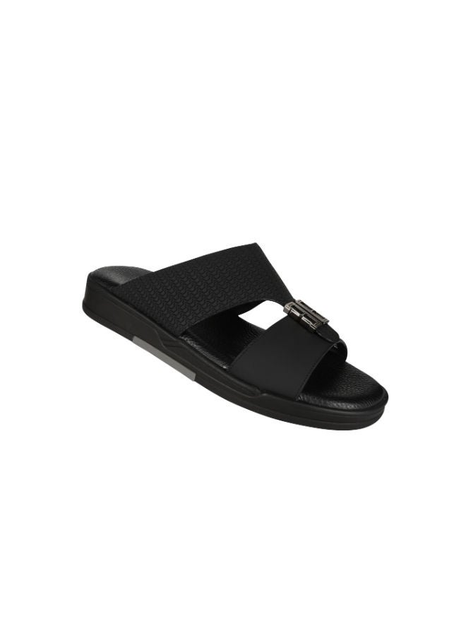 Barjeel Uno Mens Elegant Sandals MSA-104 Black - Image 1