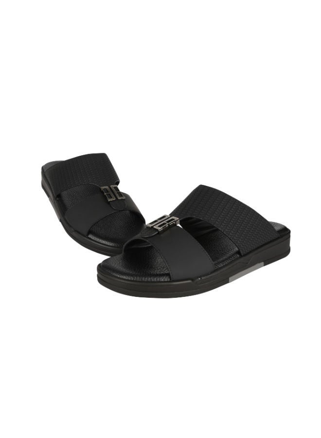 Barjeel Uno Mens Elegant Sandals MSA-104 Black - Image 2