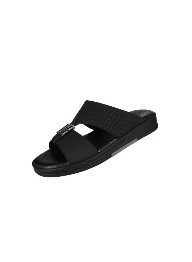 Barjeel Uno Mens Elegant Sandals MSA-104 Black - Image 3