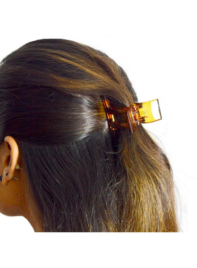 BIRDWARE Big Size Hair Clips Clutcher For Women Claws For Girls Imported Rubber Acrylic Material Stone Butterfly Hair Clip For Women Hair Clutchers Hair Claw (Pack Of 1 Black) - Image 5