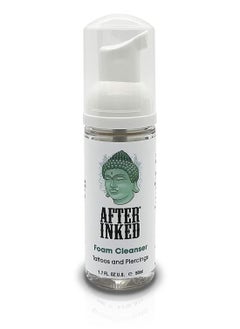 After Inked After Inked Tattoo & Piercing Aftercare Foam Cleanser - Quality Wash Soap Cleanser for Tattoos, Body Modifications and Piercings including Ear, Nose and Belly Button Foam Bottle, 1.7 oz  - Image 1