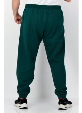 adidas Originals Men Sportswear Fit Outdoor Collegiate Badge Sweatpants, Dark Green  - Image 3