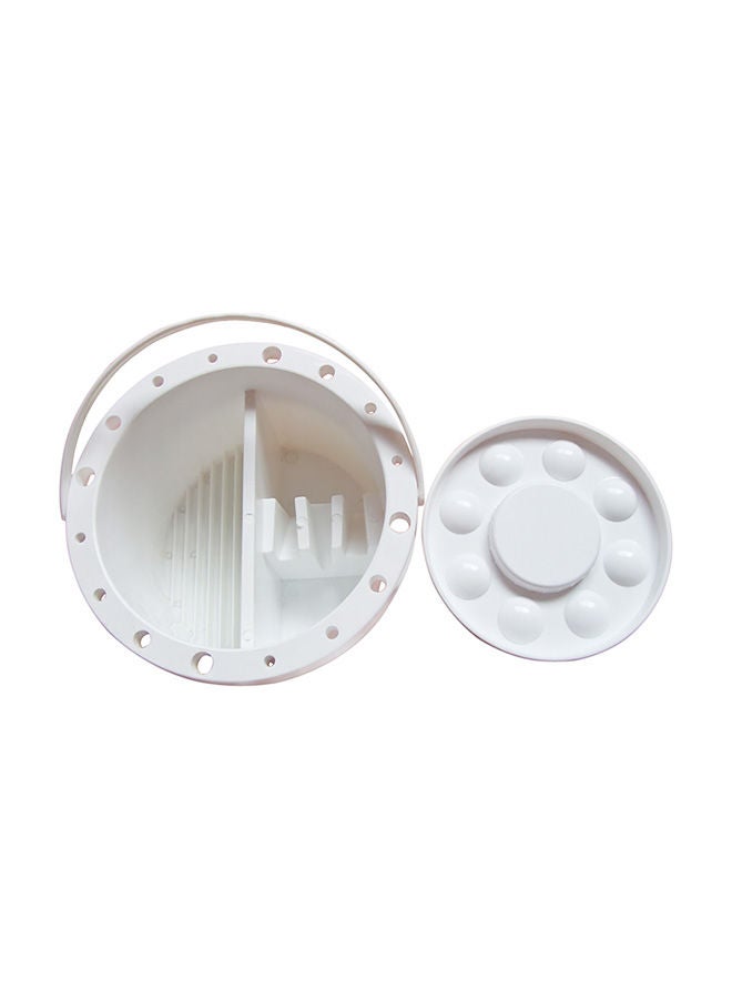 نيبمينينت أداة حرفية عامة لحوض الفرشاة لون أبيض