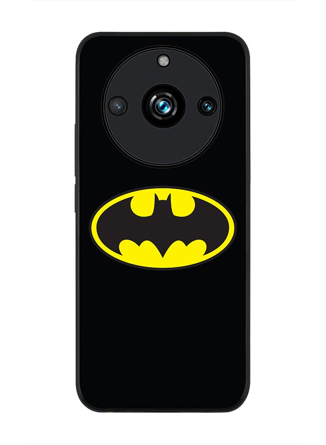 Stylizedd Rugged Black Edge case for Realme 11 Pro/Realme 11 Pro+, Custom Slim fit Flexible Anti Drop Thin Phone Case Cover - The Bat - Image 1