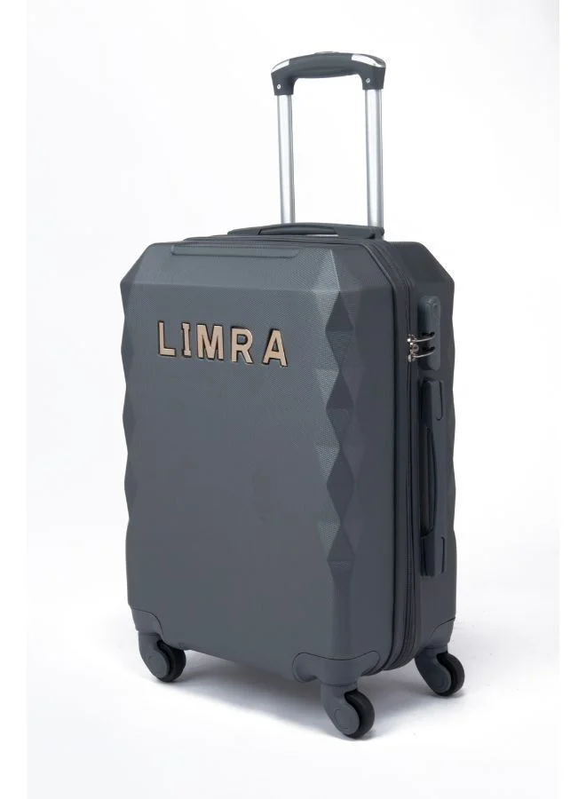 LIMRA Cabin Carry Check-In Luggage Trolley Size 20 inch Grey