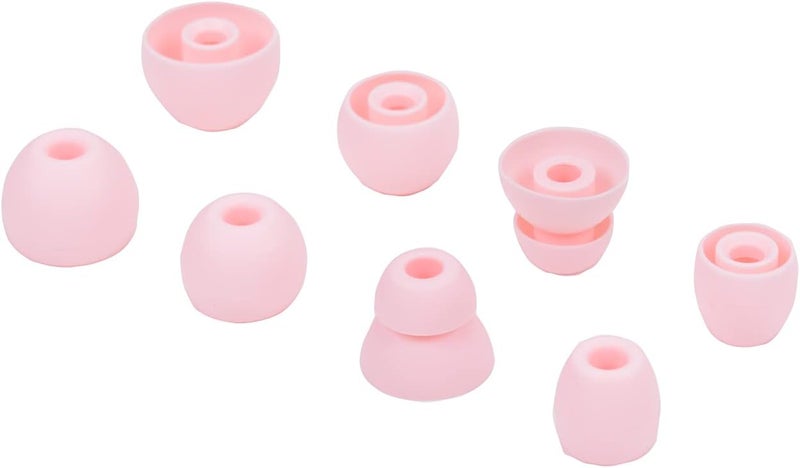 luakesa Replacement Eartips Silicone Earbuds Buds Set for Powerbeats Pro Beats Wireless Earphone Headphones,4 Pair (Pink) - Image 2