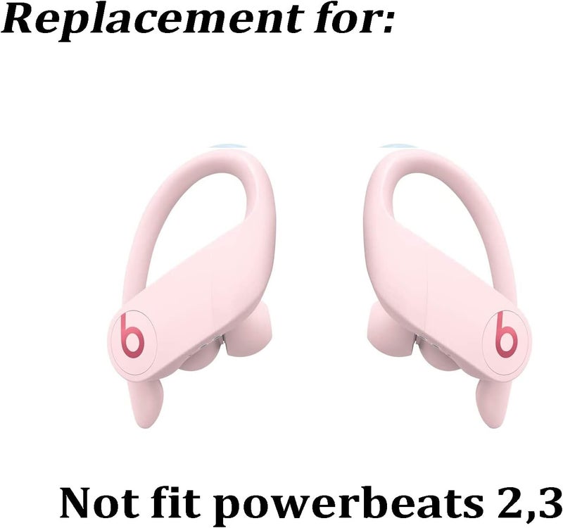 luakesa Replacement Eartips Silicone Earbuds Buds Set for Powerbeats Pro Beats Wireless Earphone Headphones,4 Pair (Pink) - Image 3