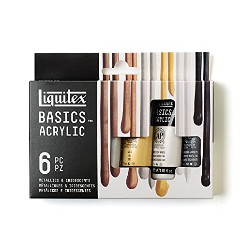Liquitex 3699345 Acrylic Paint, Multicolour Metallic Finish 22ml - Image 1
