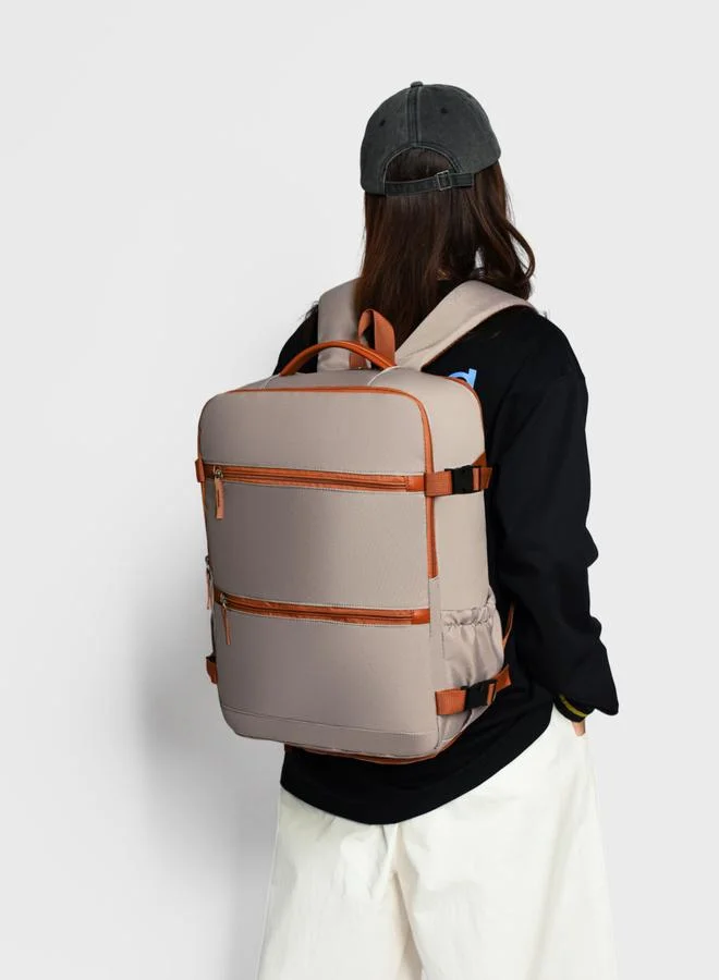 Take Two Grey Travel Backpack with Laptop Compartment