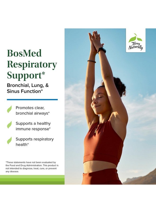Terry Naturally BosMed Respiratory Support - Respiratory Support Supplement - Herbal Supplement for Lung Support - Healthy Lung Supplement for Clear Bronchial Passages - 60 Softgels (Pack of 2) - Image 3
