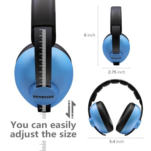 BBTKCARE Baby Ear Protection Noise Cancelling HeadPhones for Babies for 3 Months to 2 Years (Blue) - Image 2