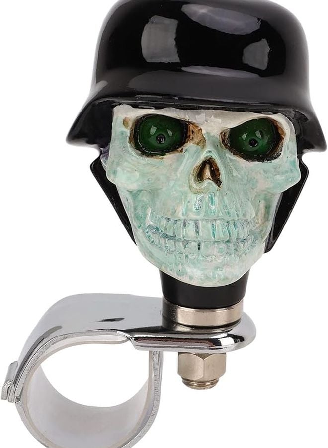 Universal Metal Resin Skull Steering Wheel Spinner Knob Premium Car Truck Boat Accessory - Image 2