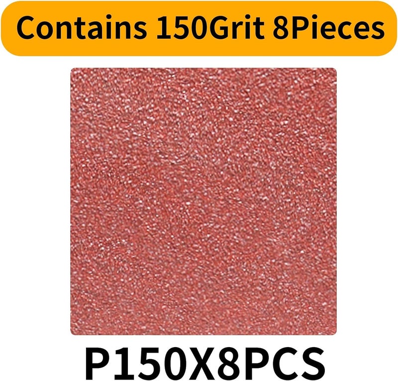 POTUINOM Sanding Belt 4 x 36 Inch,Belt Sander Belts 150 Grits,Best for Sanding Wood,Metal and Paint(8 Pack) - Image 3