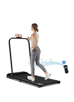 Portable Walking Pad 2 in 1 Under Desk Treadmill, 2.5HP Low Noise Walking Pad Running Jogging Machine with LED Display Remote Control for Home Office, Lightweight Desk Treadmill