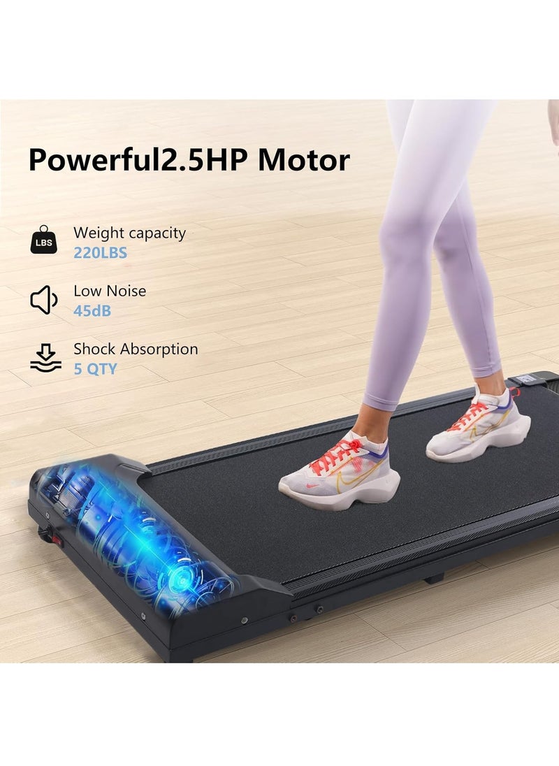 Portable Walking Pad 2 in 1 Under Desk Treadmill, 2.5HP Low Noise Walking Pad Running Jogging Machine with LED Display Remote Control for Home Office, Lightweight Desk Treadmill - pzsku/ZCA5DC35D10CE75F7B587Z/45/_/1738833953/9b045355-d591-46ba-92a3-90c3960b96af