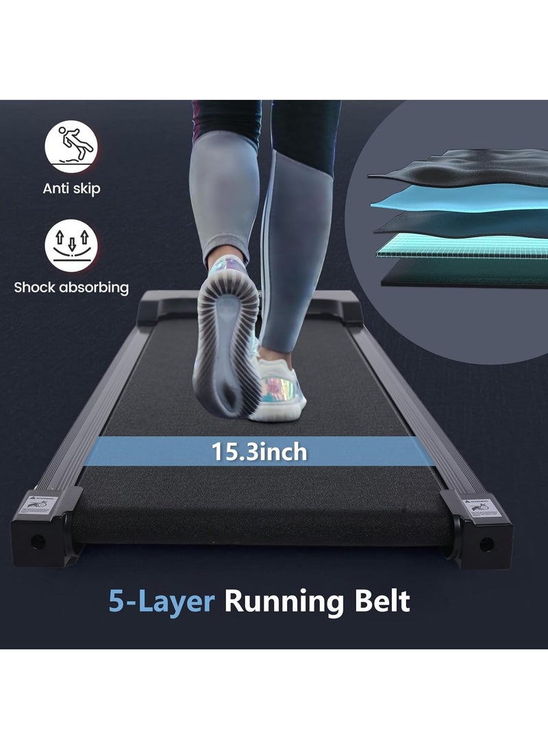 Portable Walking Pad 2 in 1 Under Desk Treadmill, 2.5HP Low Noise Walking Pad Running Jogging Machine with LED Display Remote Control for Home Office, Lightweight Desk Treadmill - pzsku/ZCA5DC35D10CE75F7B587Z/45/_/1738833969/525b5c10-0e2d-4c15-afef-6c3bccd26481