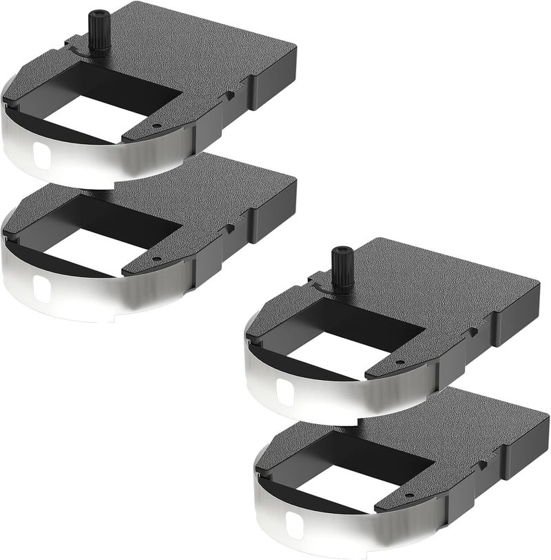Bigger Replacement for Pyramid 4000R Replacement Ribbon Used with Pyramid 3000HD, 3500, 3700, 4000, 4000HD Time Clocks, 4 Pack - Image 1
