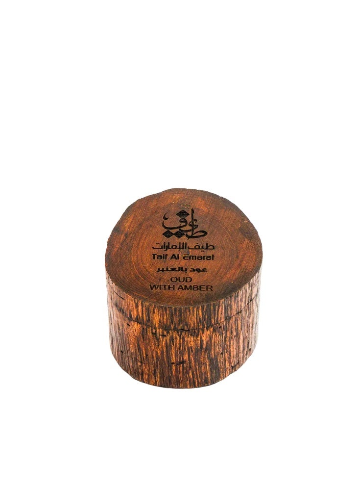Taif Al Emarat Oud with Amber Fragrant Agarwood – Natural Indian Agarwood with White Amber, 36g - Image 2