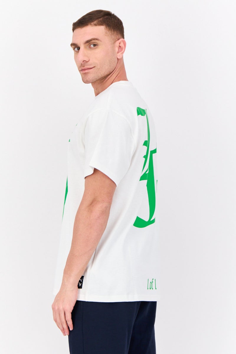 Puma x Lafrance Men Sportswear Fit Short Sleeve Training T-Shirt, White - Image 3