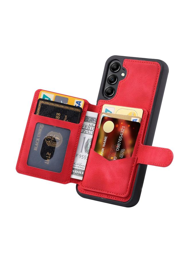 erorex Case For Samsung Galaxy A56 5G Skin Feel Dream RFID Anti-theft PU Card Bag Phone Case - Image 3