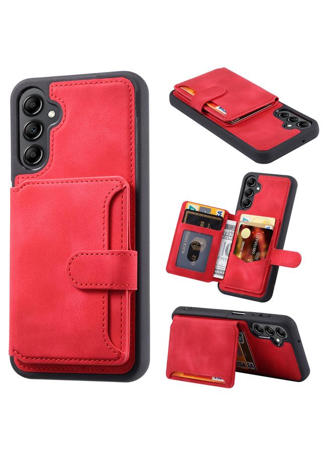 erorex Case For Samsung Galaxy A56 5G Skin Feel Dream RFID Anti-theft PU Card Bag Phone Case - Image 1