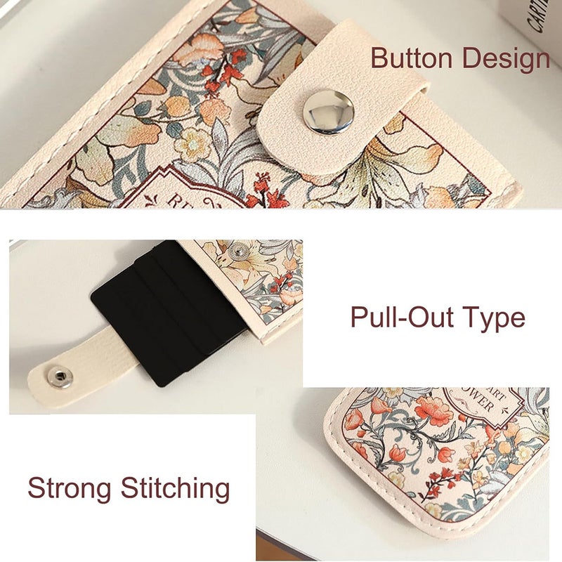 Laminated Concealed Mini Card Wallet Pull-out Type Credit Card Case Business Card Case RFID Blocking PVC ID Card Holder - Image 5