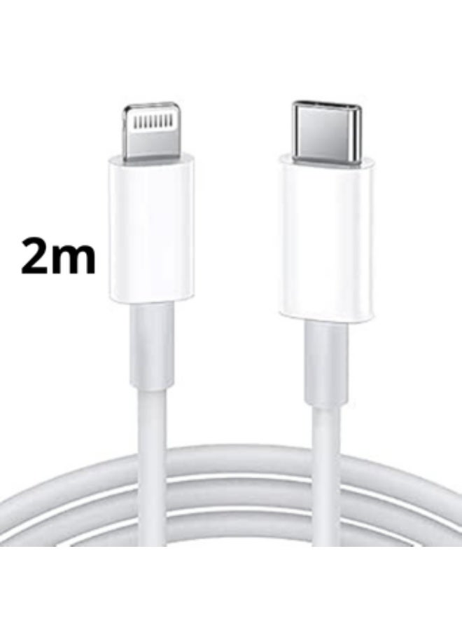 CHAPPELINE 2m Lightning to USB-C Fast Charging Cable, 35W, Cut-Resistant iPhone Charger Cable Compatible with iPhones - Image 1